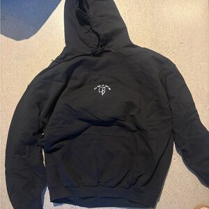 LONELY GHOST Black Hoodie “I’LL GO IF YOU GO”
